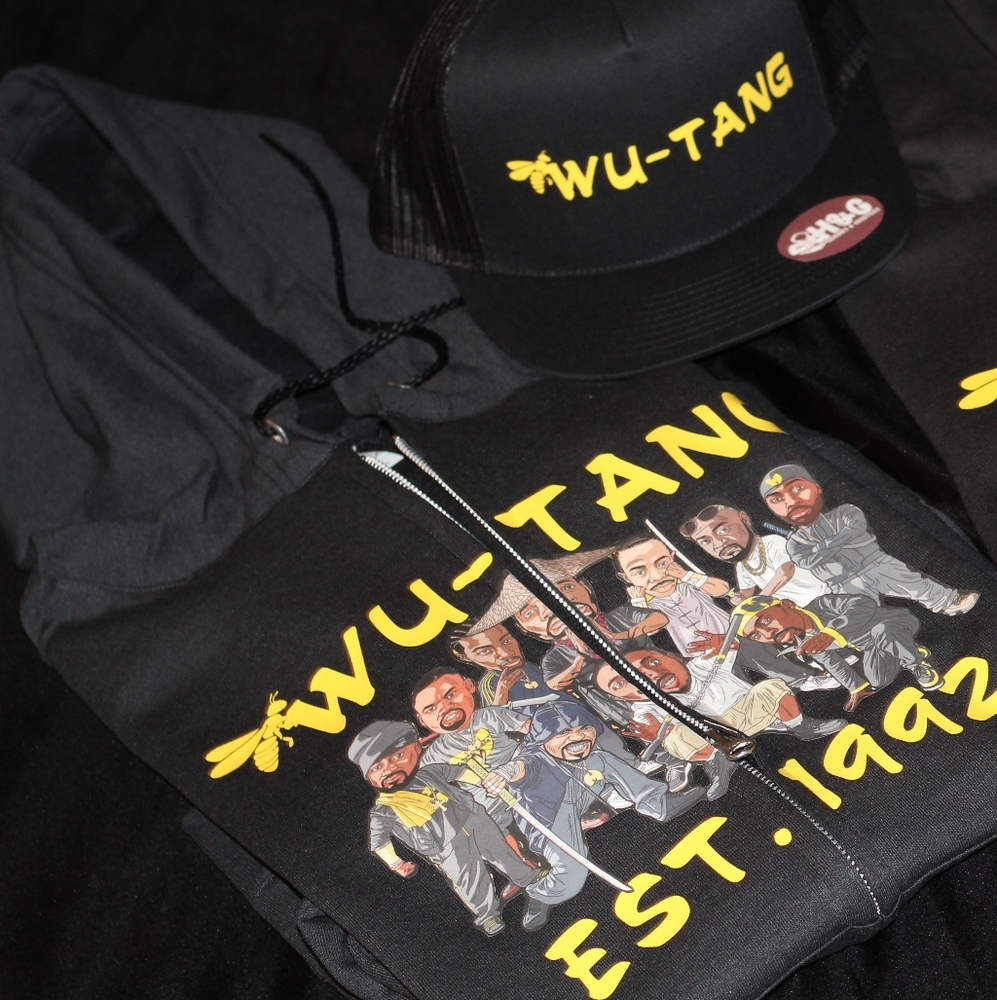 Custom ZipUp or Pullover Wu-Tang Hoodie